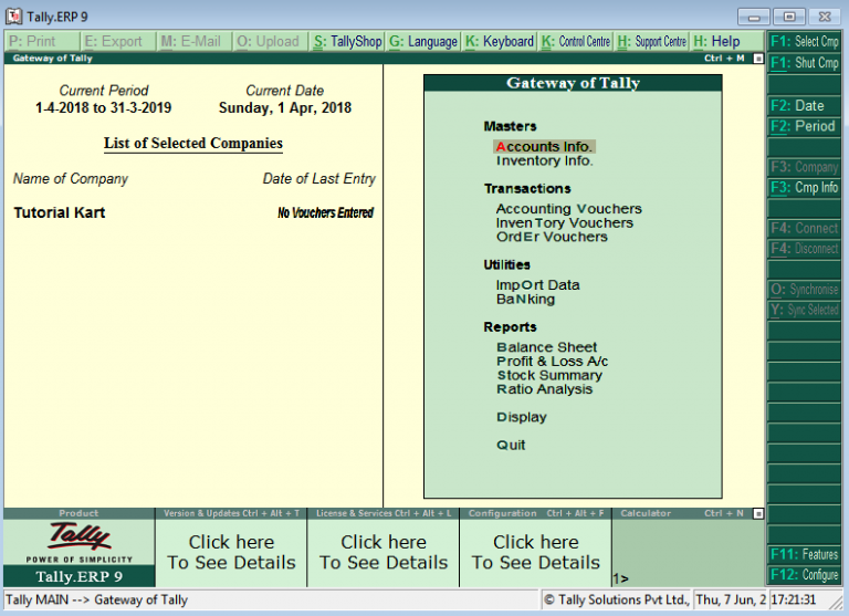 How To Start Tally Erp Software On Computer