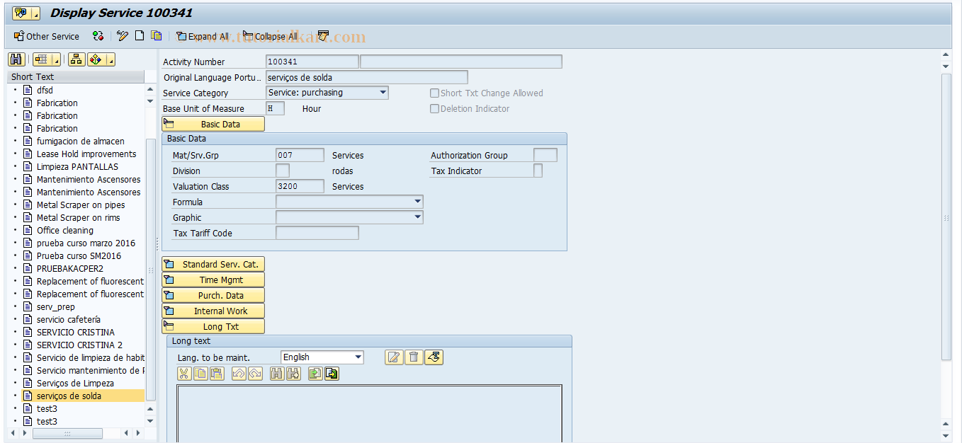 SAP TCode AC02 - Service Master