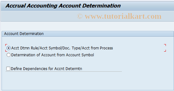 account assignment transaction code