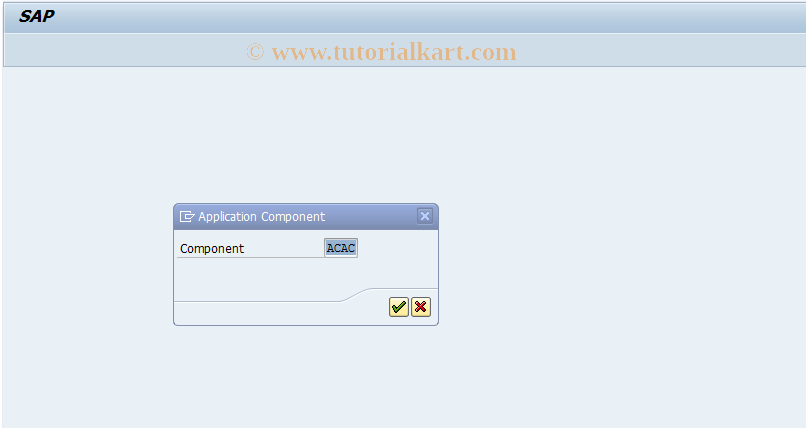 SAP TCode ACE_COMP_SET - Set the Component in Accrual Engine