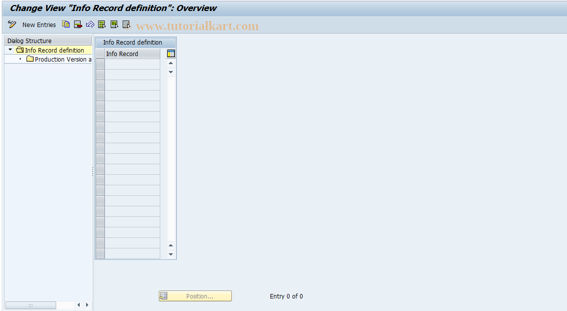 SAP TCode CMPDS1 - Customize multiple PDS