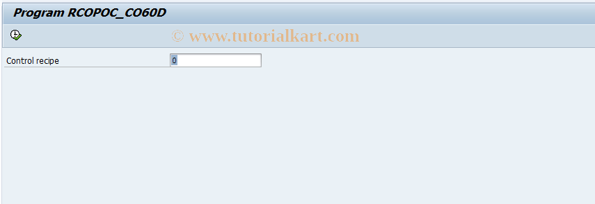 SAP TCode CO60D - PI Sheet: Display