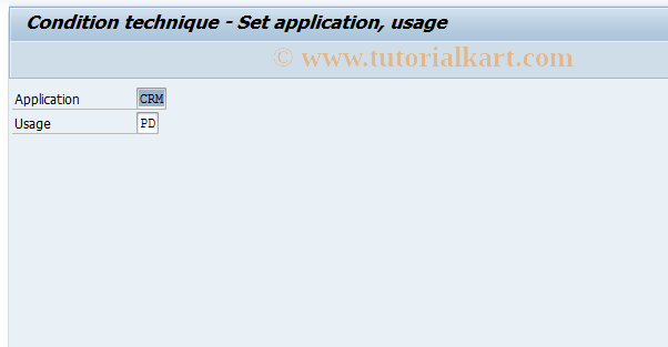 SAP TCode COND_TABLE_CRM_PD - Condition Tables for Product Determ.