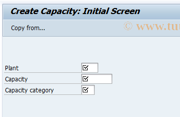 SAP TCode CR11 - Add Capacity