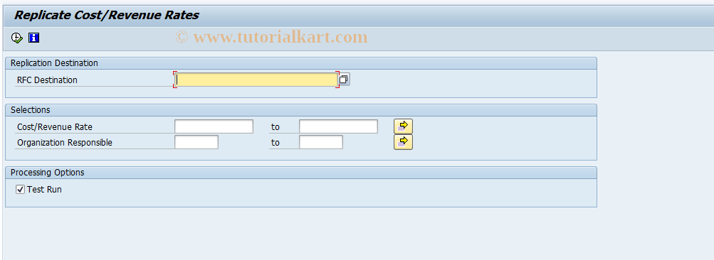 SAP TCode DPR_FIN_GECCO_RATES - Replicate Cost/Revenue Rates