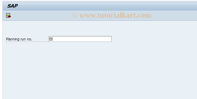 SAP TCode DRPA - Definition of DRP Planning Run