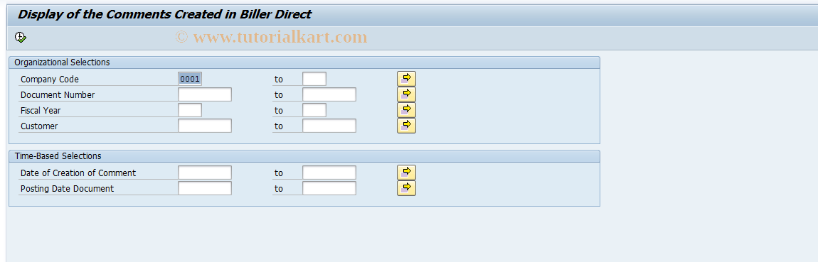 SAP TCode EBPP_AR_CONTACTS - EBPP: Remarks Created