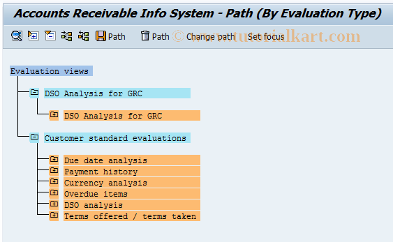 SAP TCode F.30 - A/R: Evaluate Info System