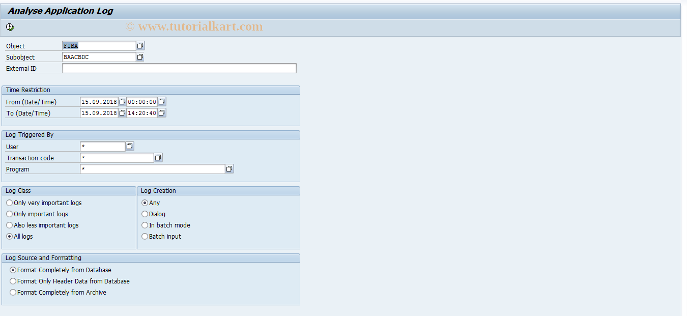 SAP TCode F98R - Retroactive Condition Change