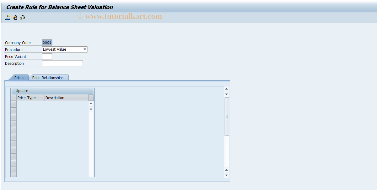 SAP TCode FAIB01 - Rule Administration