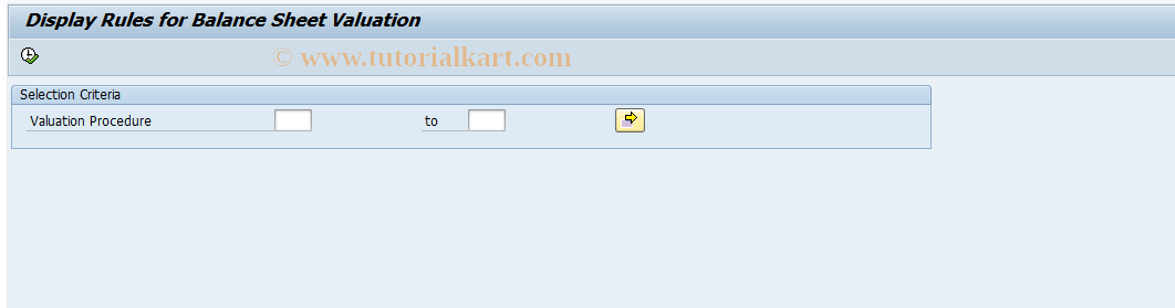 SAP TCode FAIB07 - Display Current Rules