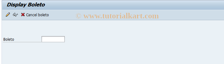 SAP TCode FBOL3 - Display boleto