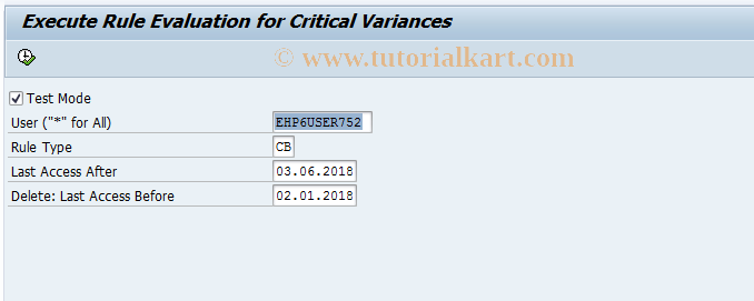 SAP TCode FCOM_ALERT_CBV - Cost Center Monitor Rule Evaluation