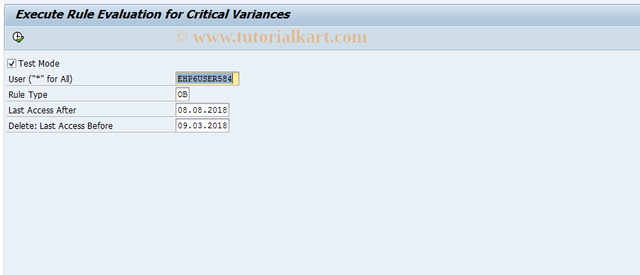 SAP TCode FCOM_ALERT_OBV - Order Monitor Rule Evaluation