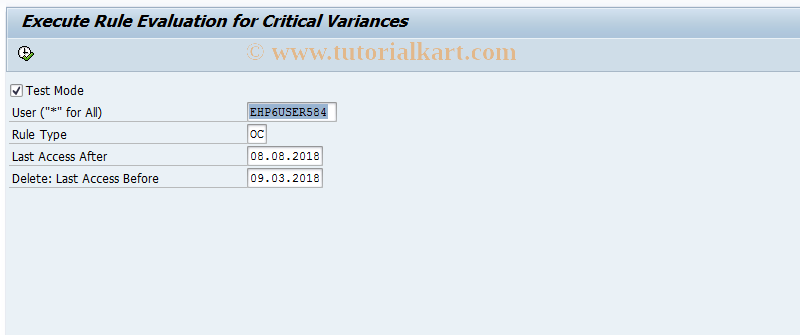 SAP TCode FCOM_ALERT_OCV - Order Monitor Rule Evaluation