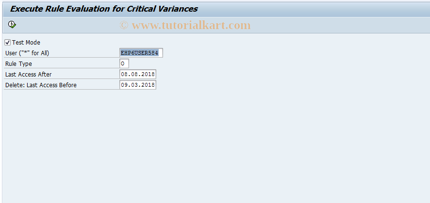 SAP TCode FCOM_ALERT_OV - Order Monitor Rule Evaluation