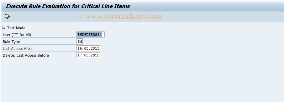 SAP TCode FCOM_ALERT_PML - Profit Center Monitor Rule Evaluatio