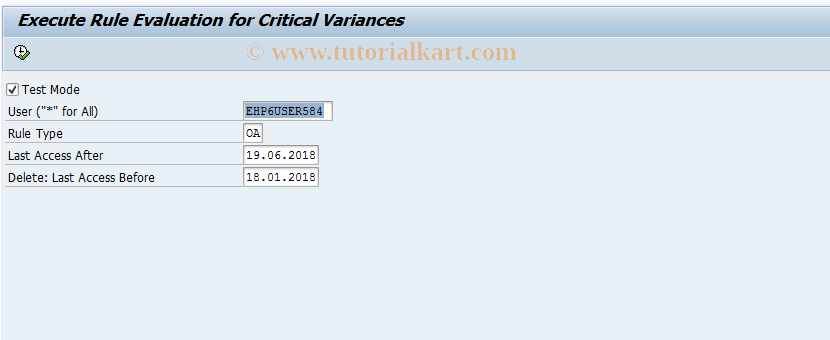 SAP TCode FCOM_EQM_COST - Equipment Monitor Rule Evaluation