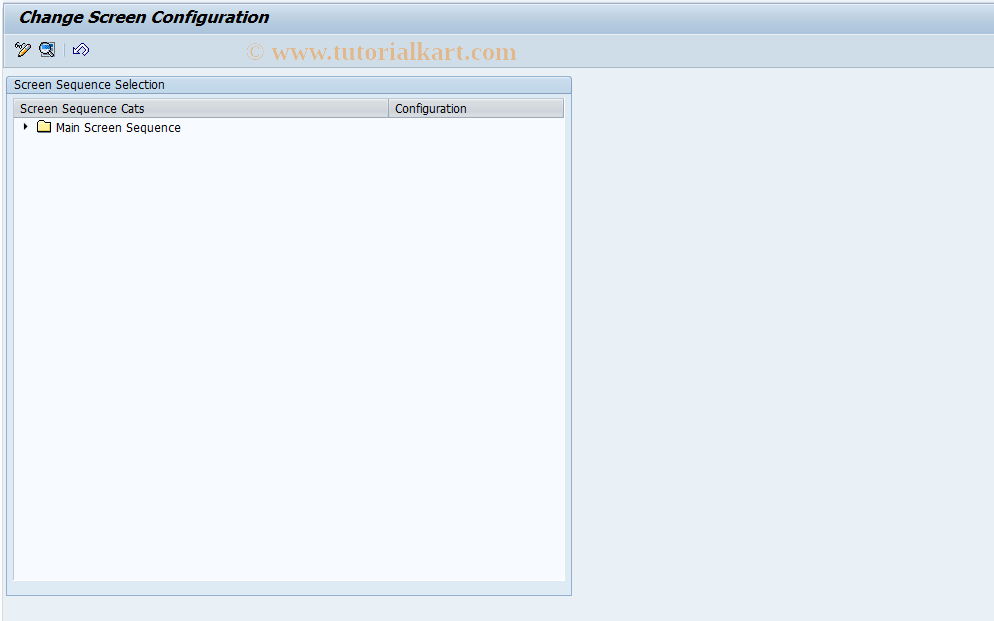 SAP TCode FICOBDT0104 - FICO Config - BDT - Screen Configuration 