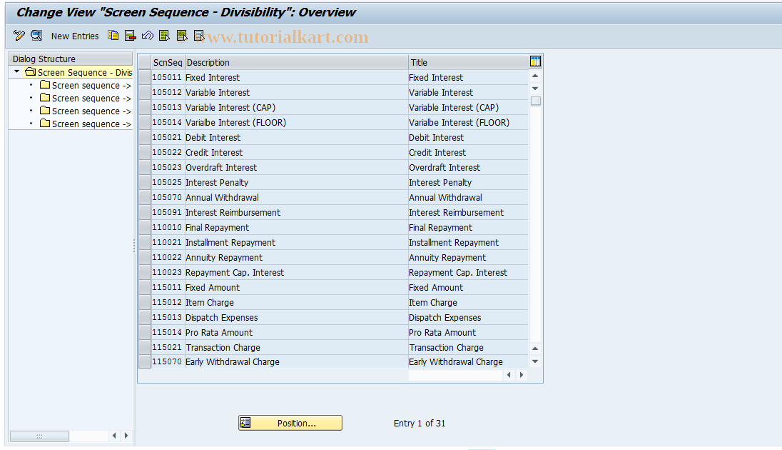 SAP TCode FICOBDT013 - FICO Configuration - BDT - Roles