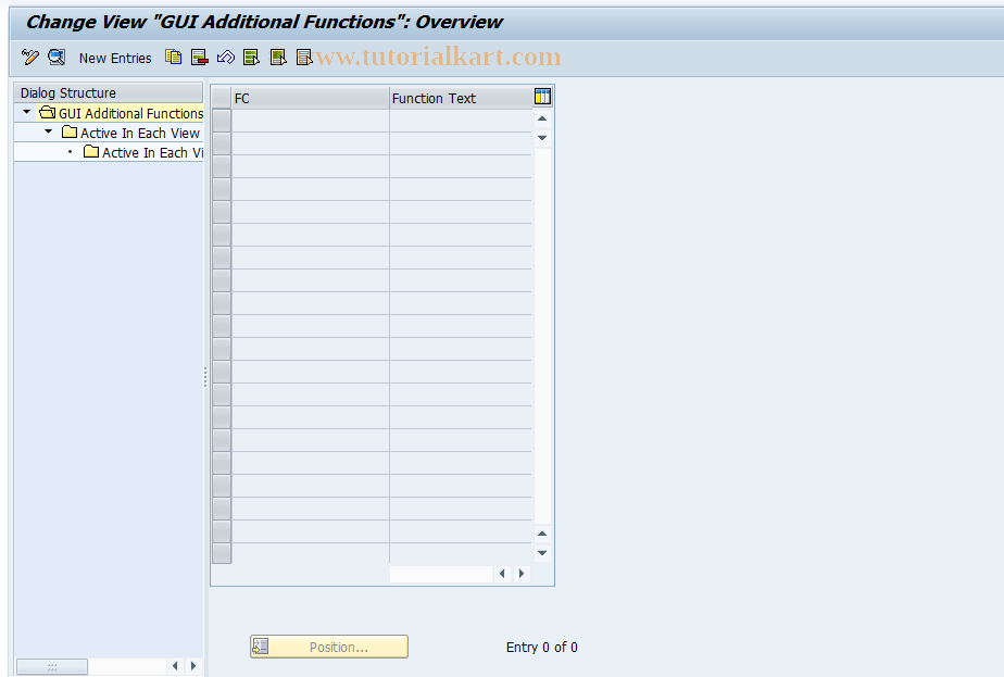 SAP TCode FICOBDT09 - FICO Configuration - BDT - GUI Add. Funct.