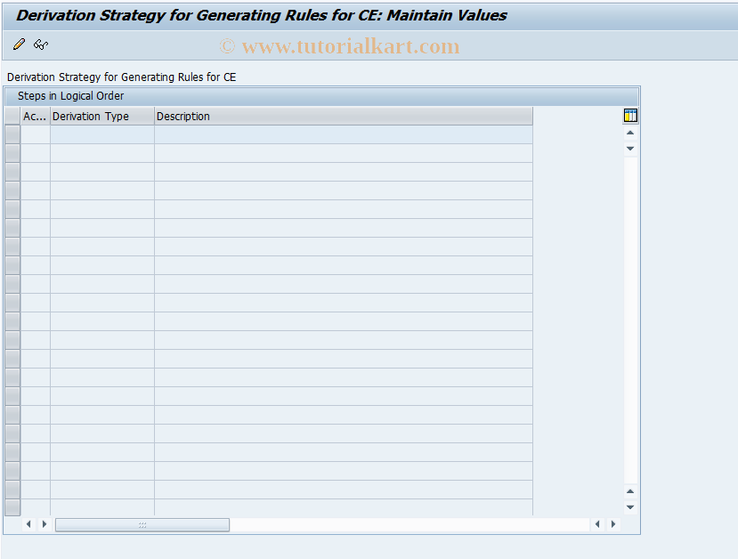 SAP TCode FMCERGR - Derivation Rules in CE Rule Strategy