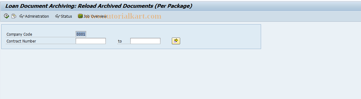 FNRELOADING SAP Tcode Reload Archived Documents Transaction Code