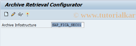 SAP TCode FPAR50B - Activate AS for Archiving Sec. Department 