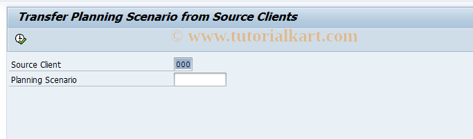 SAP TCode FPB_EXP_CLIENT_COPY - Copy Scenario from Client