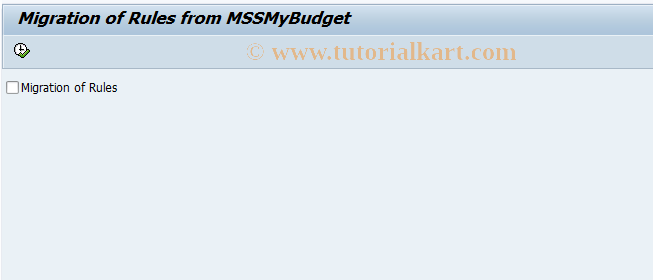 SAP TCode FPB_MIGRATE_RULES - Migrate Rules of Monitors