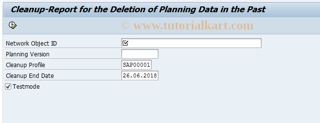 SAP TCode GHOPPC - Cleanup Report Planning Table