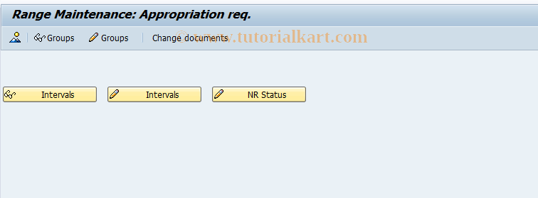 SAP TCode IMAN - Number range maintenance: IMAK