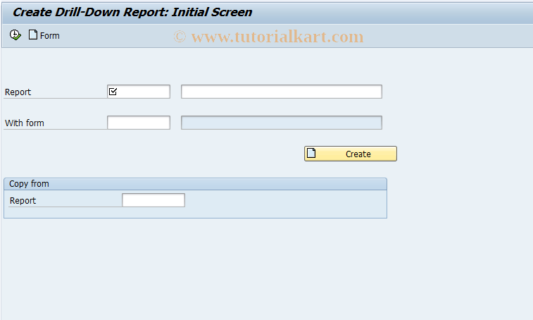 SAP TCode IMC1 - IM Summarization: Create report