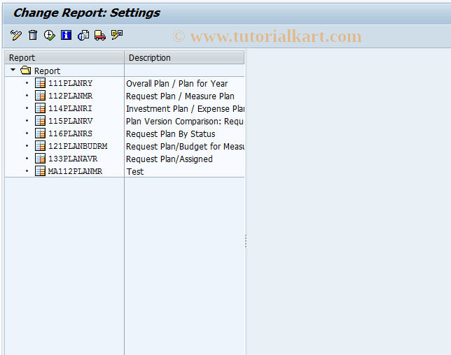 SAP TCode IMD2 - App.req: Change report