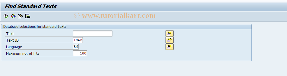 SAP TCode IML1 - Define Long Text Templates