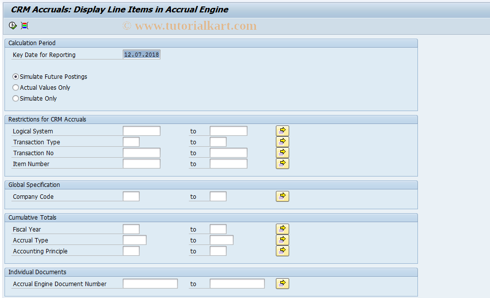 SAP TCode IPMPSDOCITEMS - Display Line Items in IPM