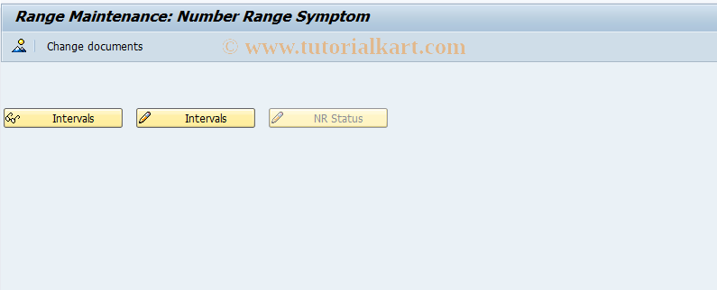 SAP TCode IS00 - Number range maintenance: ISMP