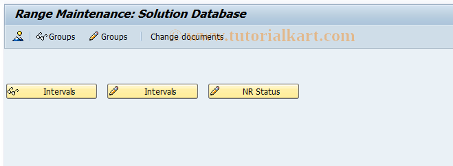 SAP TCode ISNR - Number range maintenance: ISDB