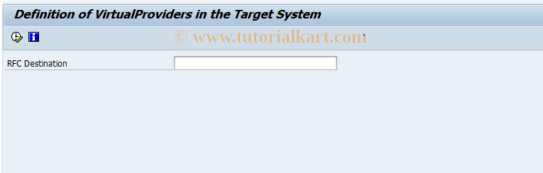 SAP TCode IWP_VPROV_DEFINE - Define Content of  VirtualProvider