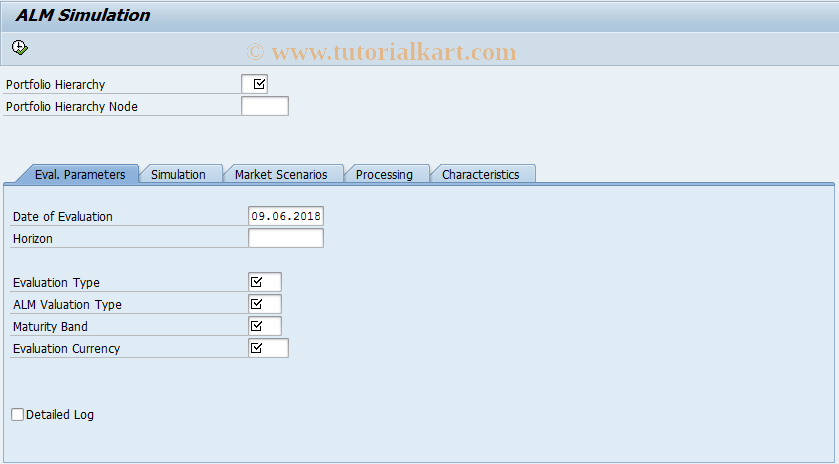 SAP TCode JBRT_CFM - ALM Simulation for TRM