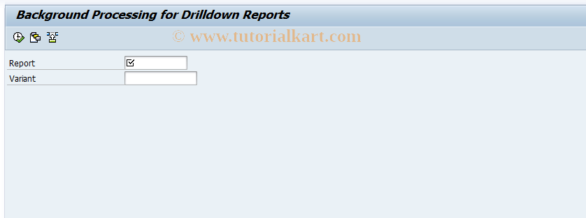 SAP TCode JBWB - Maintain Batch Variants