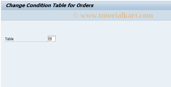 SAP TCode KK06 - Change Condition Table (Price Overhead)
