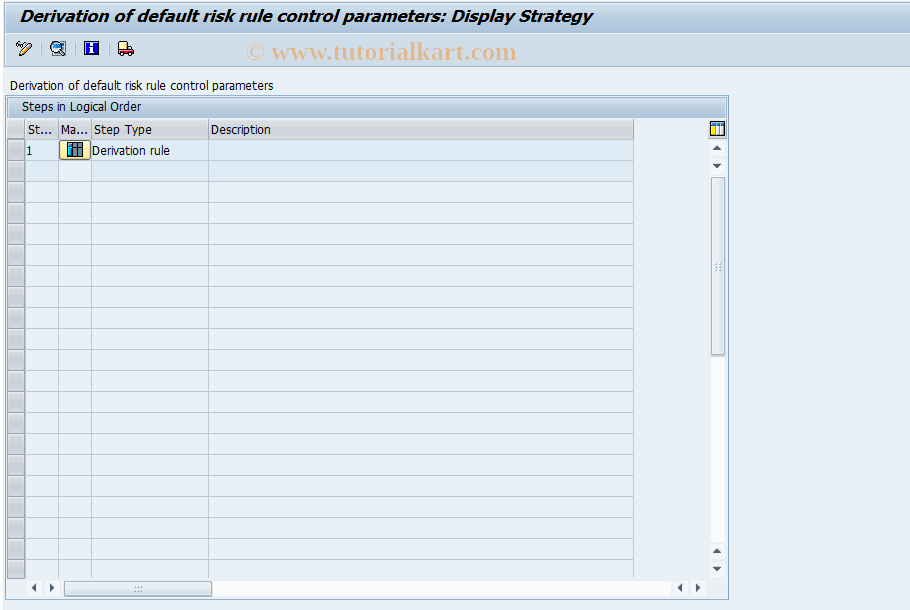 SAP TCode KLABL_RC - Derivation of DRR for Risk Object