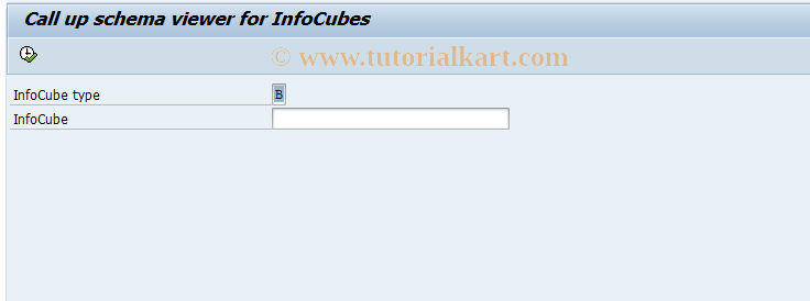 SAP TCode LISTSCHEMA - Show InfoCube schema