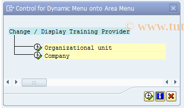 SAP TCode LSO_PSVO - Change / Display Training Provider