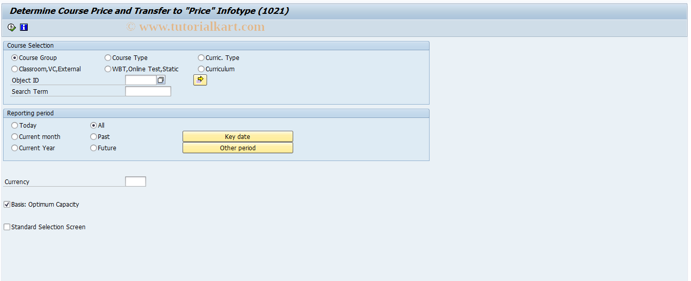 SAP TCode LSO_PV1D - Price Proposal