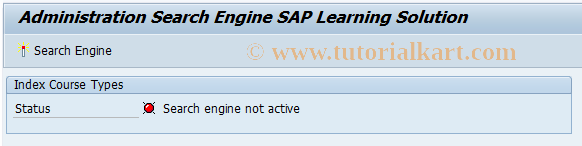 SAP TCode LSO_PVSEARCH_ADM - Administer Search Engine