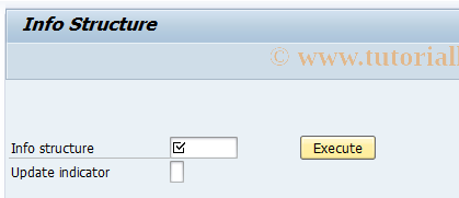 SAP TCode MC7E - ALE Configuration for Info Structure