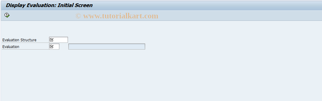 SAP TCode MCJ3 - PMIS: Display Evaluation