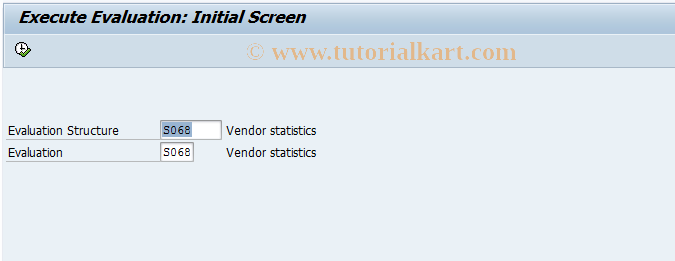 SAP TCode MCX4 - QMIS: Execute Evaluation